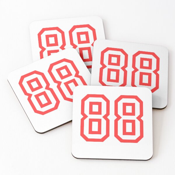 Item preview, The number 88 - red designed and sold by citmgpod.