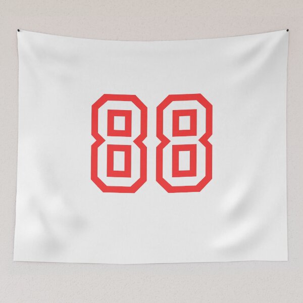 Item preview, The number 88 - red designed and sold by citmgpod.