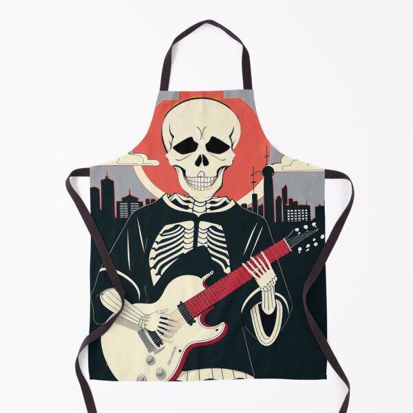 Artikelvorschau, Skeleton Deadhead Guitar Baseballtrikot im sozialistischen Stil der Stadt entworfen und verkauft von AuroraXGreen.