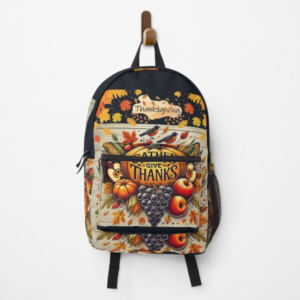 Item preview, Gather, Feast, Give Thanks - Thanksgiving Cornucopia Design designed and sold by alkareem-ca.