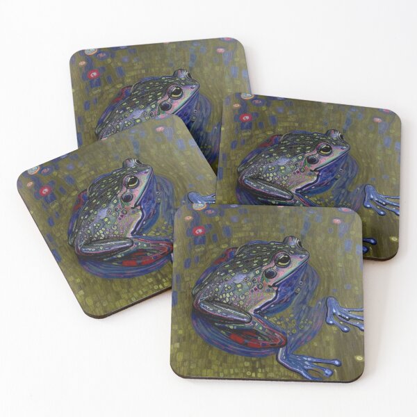 Item preview, Abstract Frog On Lili Pond designed and sold by TheDarkWardrobe.