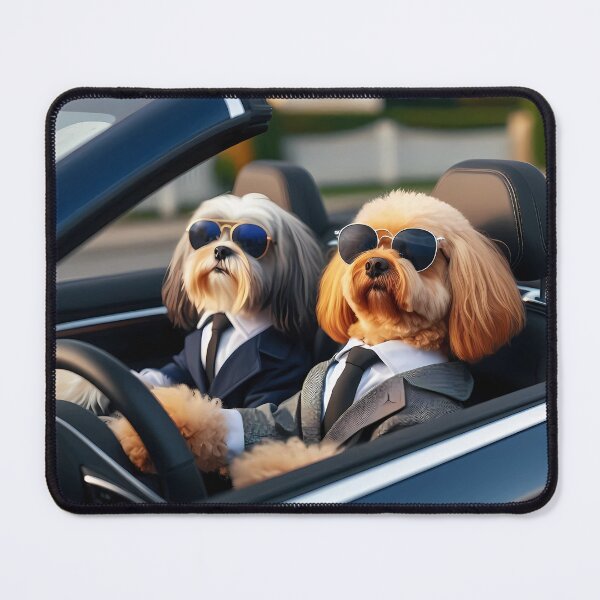 Item preview, Dogs driving a convertable designed and sold by ecupirate99.
