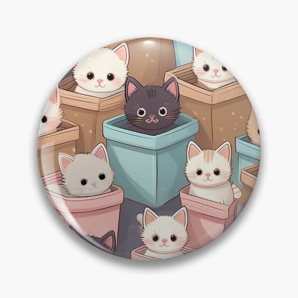 Item preview, Kitten in a box designed and sold by kokaikankosana.
