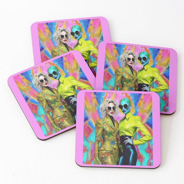 Item preview, "Glamorous Duo: Elegance in Harmony" designed and sold by Artisticanvas.
