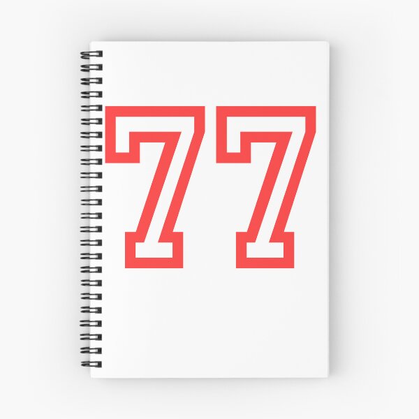 Item preview, The number 77 - red designed and sold by citmgpod.