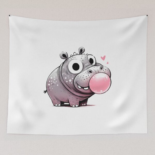Item preview, Moo Deng the Baby Hippo: Adorable Design for Trendy Merchandise designed and sold by H Jonas.