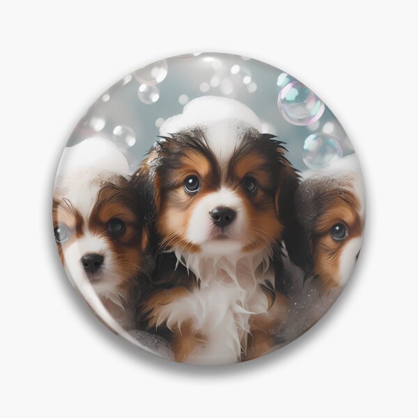 Item preview, Puppies in a Bubblebath designed and sold by ecupirate99.