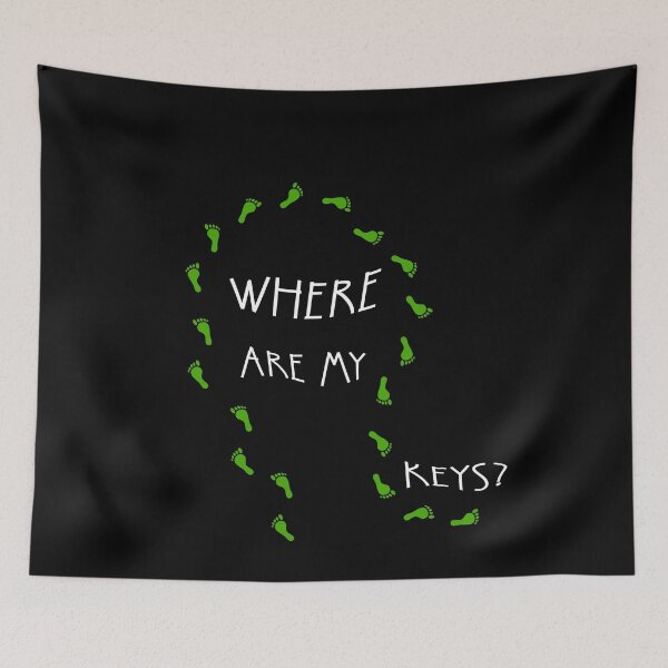 Item preview, Where Are My Keys? designed and sold by 5PointsDigital.