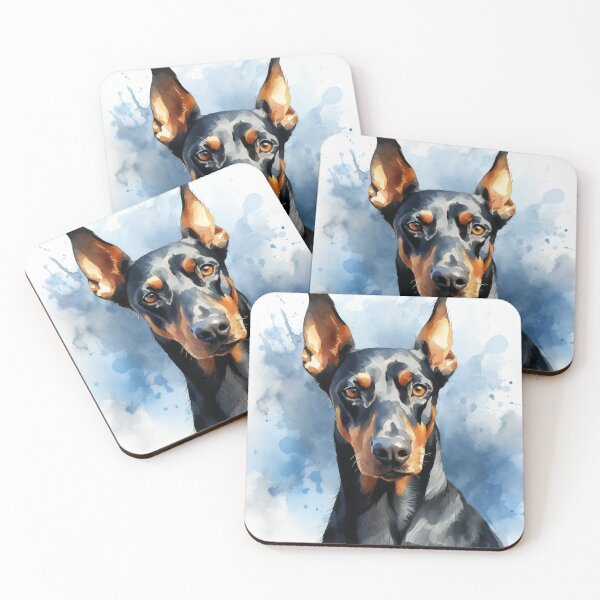 Item preview, Doberman Watercolor designed and sold by Samuelsboro.