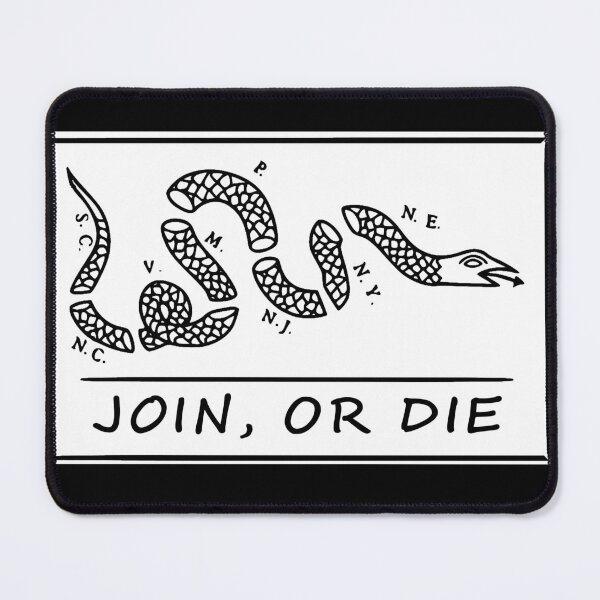 Item preview, Join or Die designed and sold by DarkwingDave.