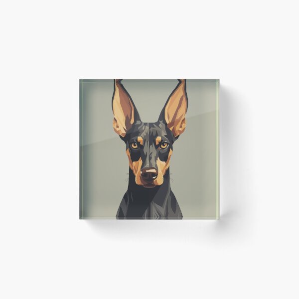 Item preview, Stylized Doberman Portrait designed and sold by Samuelsboro.