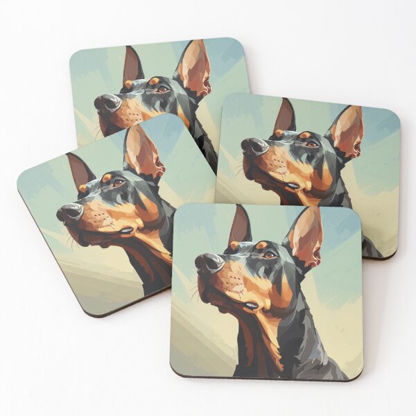 Item preview, Stylized Doberman Pinscher designed and sold by Samuelsboro.