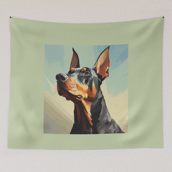 Item preview, Stylized Doberman Pinscher designed and sold by Samuelsboro.