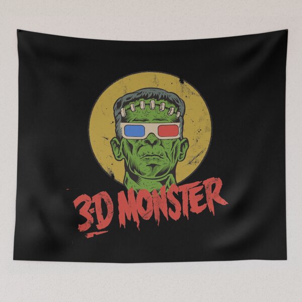 Item preview, 3D Monster - Vintage Frankenstein monster 3D Glasses designed and sold by Awake  Productions.
