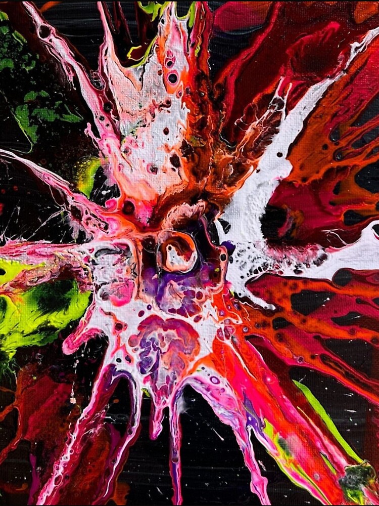 Thumbnail 4 of 4, Samsung Galaxy Phone Case, Abstract Exploding Skull designed and sold by kmwcreative.
