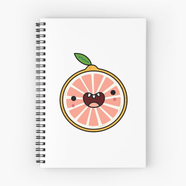 Item preview, Kawaii Grapefruit Slice designed and sold by kawaiilife.
