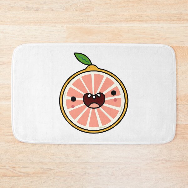 Item preview, Kawaii Grapefruit Slice designed and sold by kawaiilife.