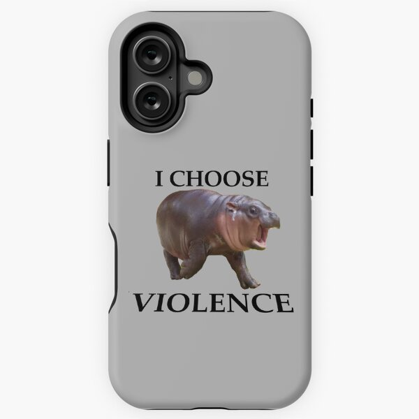 Item preview, moo deng chooses violence  designed and sold by is4bxlle.