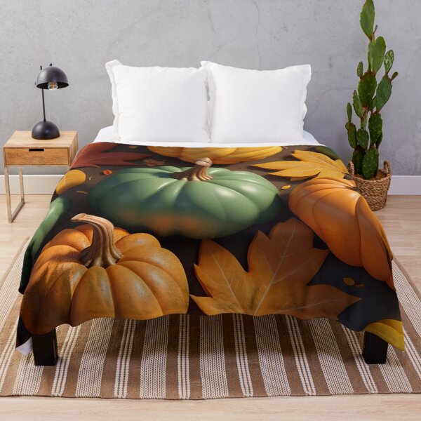 Item preview, Autumn Leaf Pumpkin Pattern Design designed and sold by TheArtOfPat.