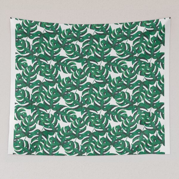 Item preview, monstera leaf pattern designed and sold by Kimmygowland.