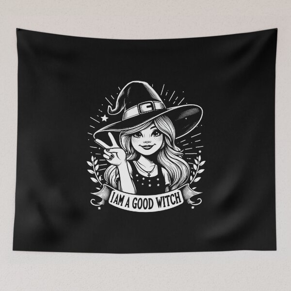 Item preview, I am a good witch! Halloween inspired cute design. designed and sold by pafkrusk.
