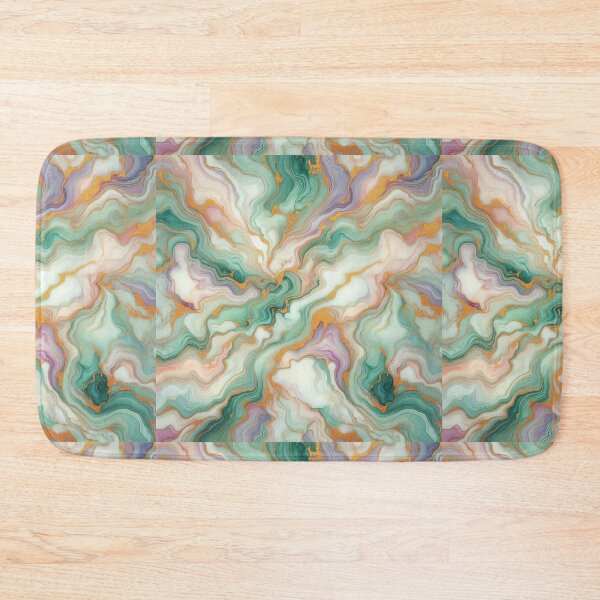 Item preview, Purple, Pink, Green, White and Gold Marble Pattern – Elegant Soft Marble Illustration for Luxurious Home Décor and Fashion Accessories designed and sold by 21 Dragonflies.