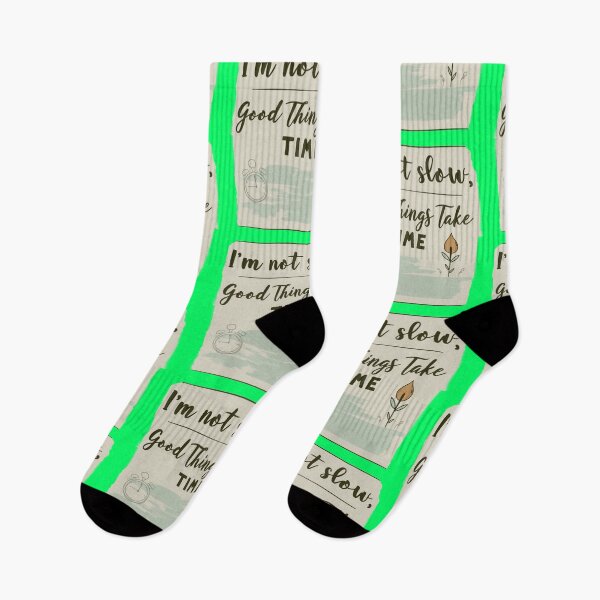 Item preview, I am not slow - Good things takes time merchandise design designed and sold by Design E Khaas.