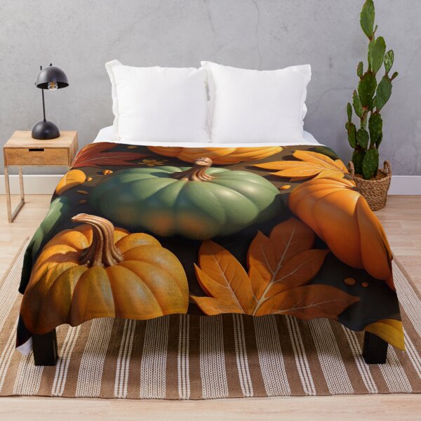 Item preview, Autumn Leaf Pumpkin Pattern Design designed and sold by TheArtOfPat.