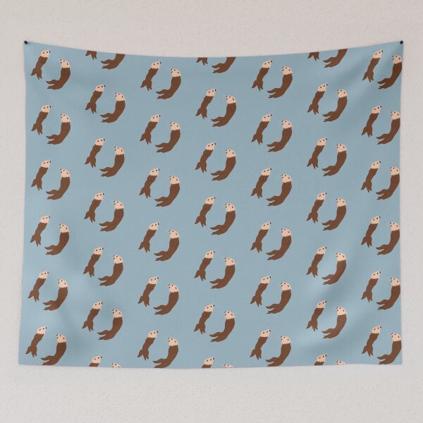 Item preview, Cute as a Sea Puppy Sea Otter Illustration designed and sold by Emily Weikle.