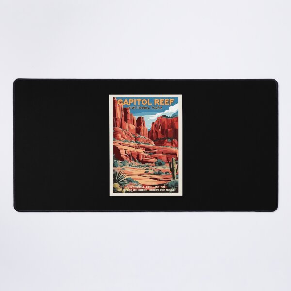 Item preview, Capitol Reef National Park, Vintage Travel designed and sold by PinkandP.