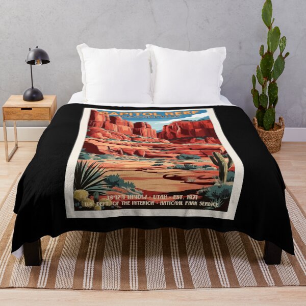 Item preview, Capitol Reef National Park, Vintage Travel designed and sold by PinkandP.
