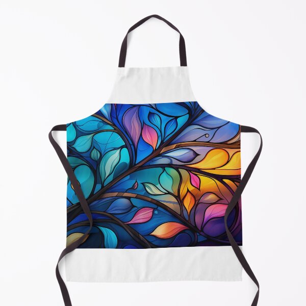 Item preview, Stained Glass of Say Goodbye to Autumn Leaves designed and sold by Cozirlax.