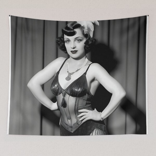 Item preview, 1920's Burlesque Dancer Edith Grace ~ Reimagined  designed and sold by Hall-O-Gram.
