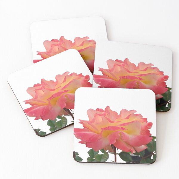 Item preview, Pink Rose With Yellow Highlights  designed and sold by CarolBeeDesigns.