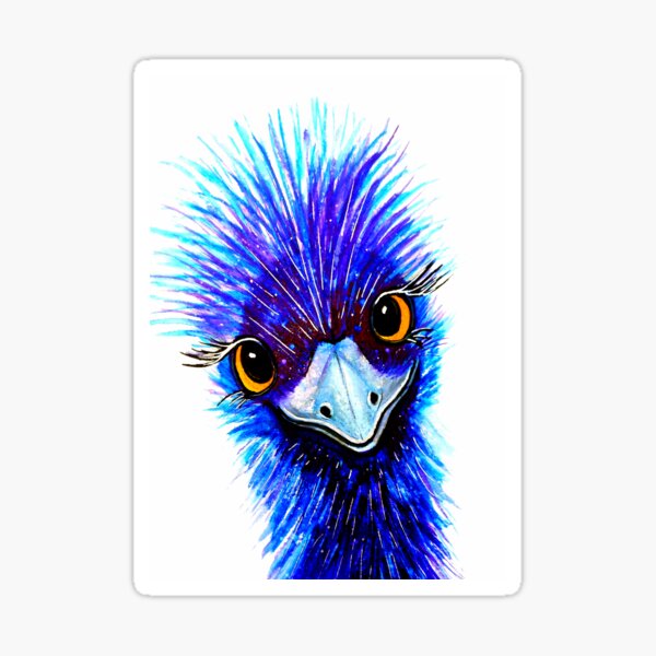 Item preview, Happy Emu designed and sold by Linda Callaghan.