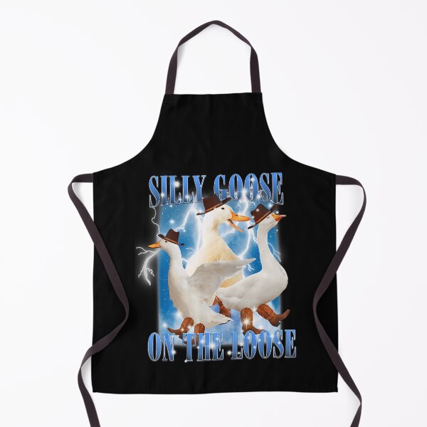 Aperçu de l'œuvre Retro Goose Meme Silly Goose en liberté créée et vendue par LeoVargasVelha.