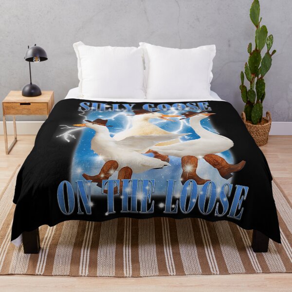 Aperçu de l'œuvre Retro Goose Meme Silly Goose en liberté créée et vendue par LeoVargasVelha.