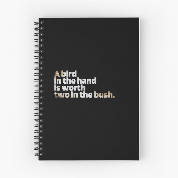 Item preview, A bird in the hand is worth two in the bush designed and sold by Pixdot.