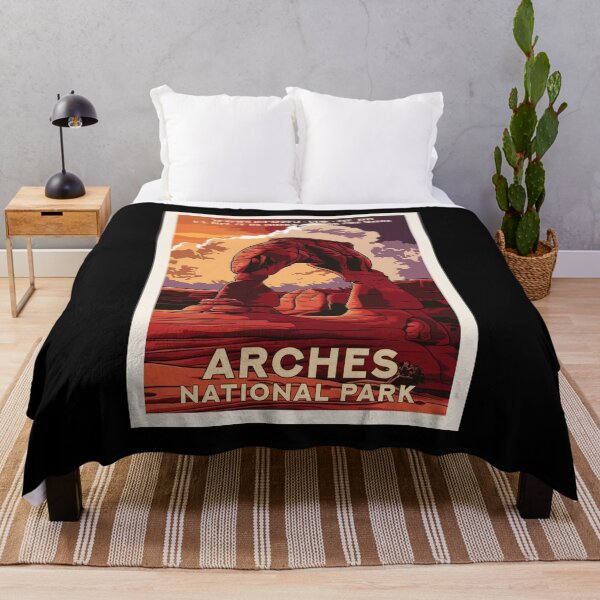 Item preview, Arches National Park, Vintage Travel designed and sold by PinkandP.
