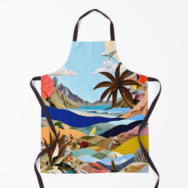 Item preview, The Beach Bound Surrealist 01, Collage Fantastic Surrealism Wild Fantasy, Ocean Beach Sea Avant-Garde, Creative Photographic Digital Abstract Graphic Art Print designed and sold by 83oranges.com.