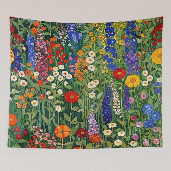 Item preview, Gustav Klimt Flower Garden designed and sold by maniacfitness.