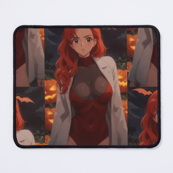 Item preview, Frowny Retro Anime Girl in Red One Piece designed and sold by KillerCrafts.