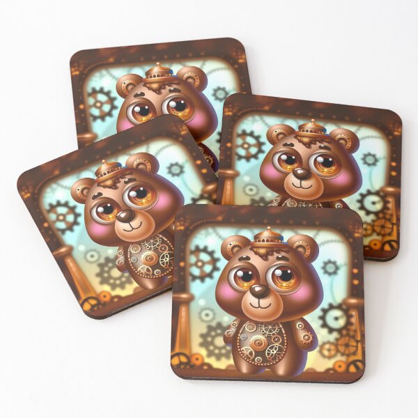 Item preview, Steampunk Brown Bear designed and sold by Sillytoe.