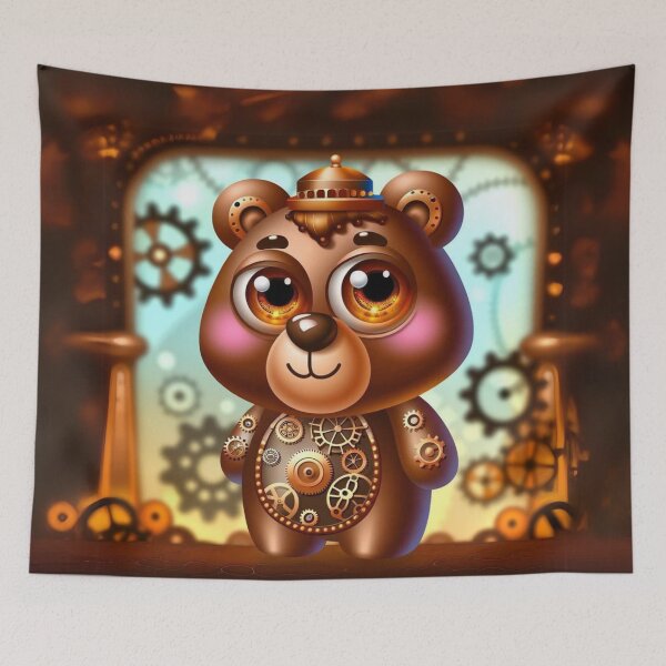 Item preview, Steampunk Brown Bear designed and sold by Sillytoe.