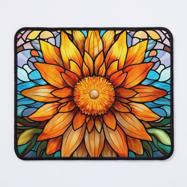 Item preview, Stained Glass of Sunlit Flowers designed and sold by Cozirlax.