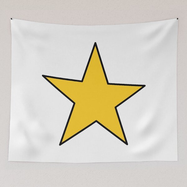 Item preview, 'Super Hero' Bright Yellow Star Graphic Art Design  designed and sold by DEC02.