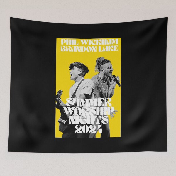 Item preview, SMALL Brandon Lake Phil Wickham 100% Cotton Summer Worship Nights Unisex Shirt designed and sold by SereneWings.