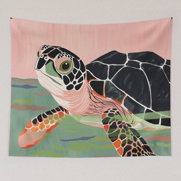 Item preview, Cute Turtle designed and sold by ArtsySesta.
