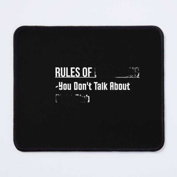 Item preview, First rule of Fight Club designed and sold by Uni Designs.