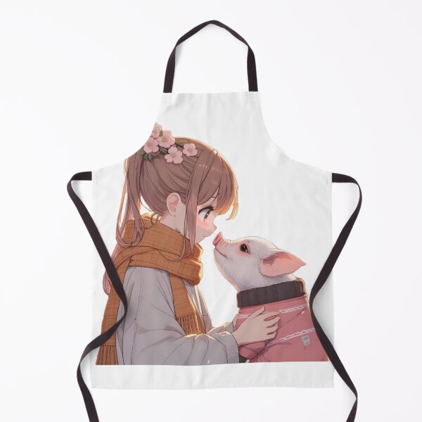 Aperçu de l'œuvre Cochon et fille créée et vendue par shymuscat.